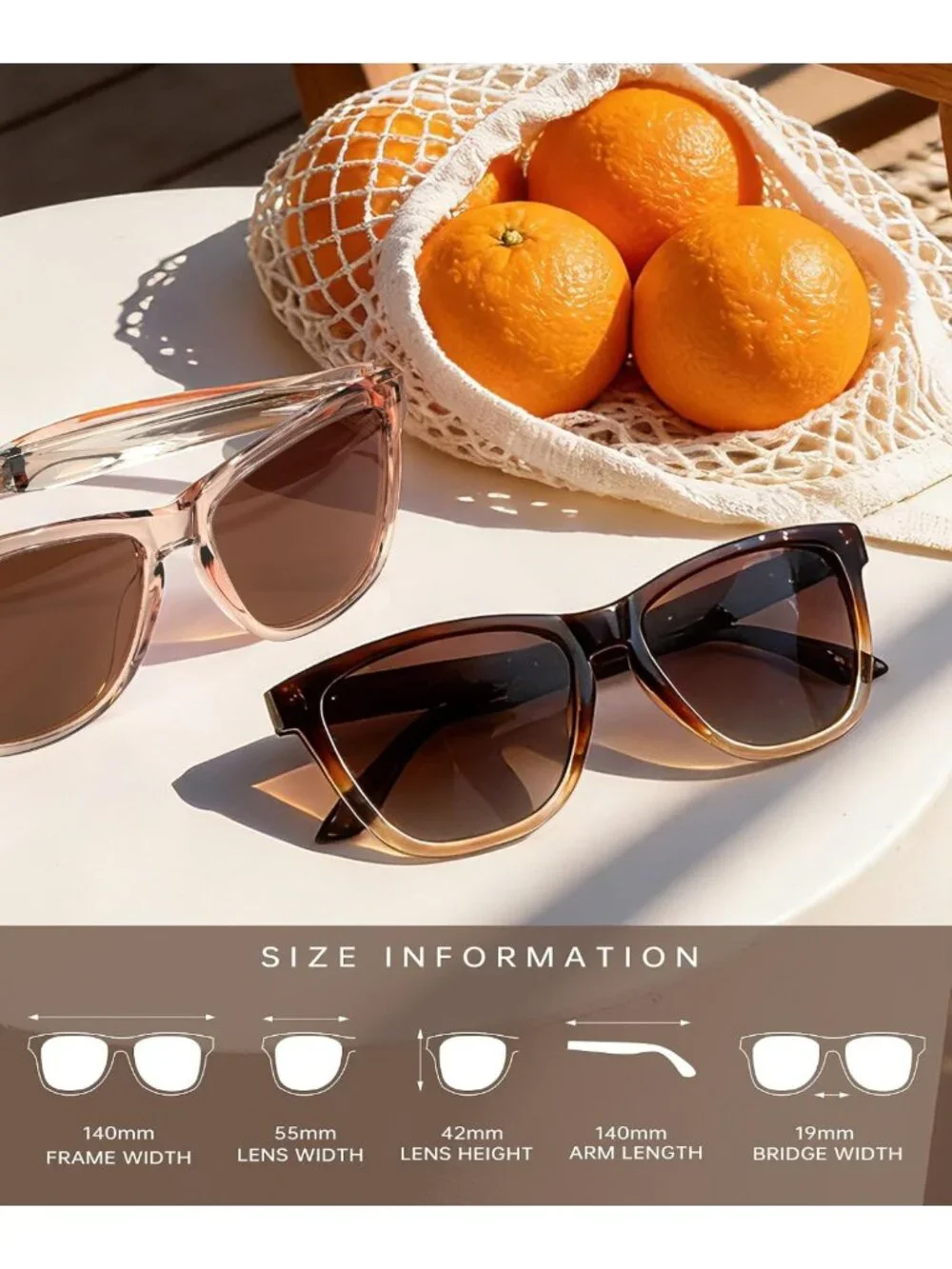 Trendy Polarized Retro Sunglasses for Women | UV Protection for Travel & Driving